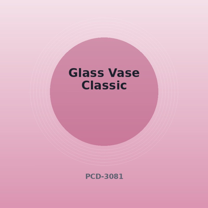 Vase en verre Classique